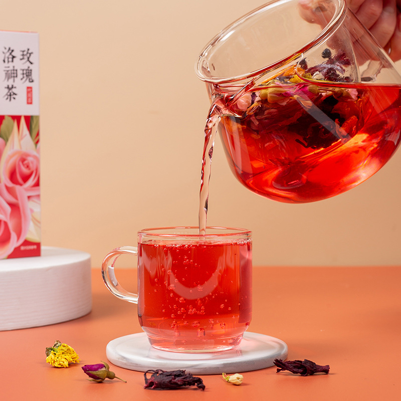 Yangyuan Rose Luo Shen Tea Black Goji Herbal Blend 100g Gift Box Cold Brew Wellness Tea - Image 3