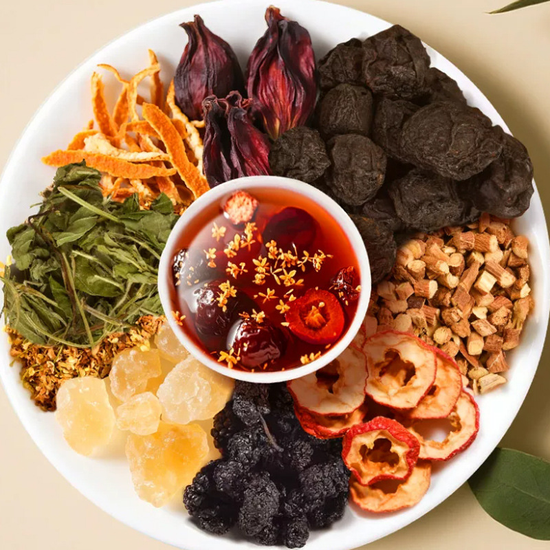 Sour Plum Drink Herb Pack Suan Mei Tang Old Beijing Style Summer Beverage 100g Bag - Image 2