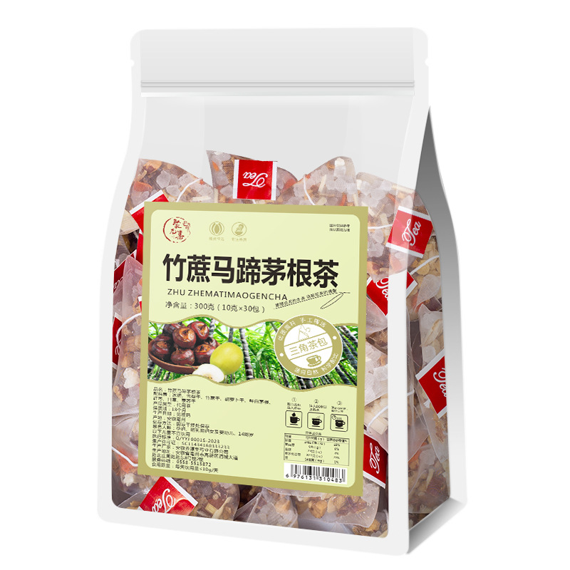 Juyuanji Sugarcane Imperata Snow Pear Tea 30 Pyramid Bags 300g Cold Brew Herbal Blend - Image 5