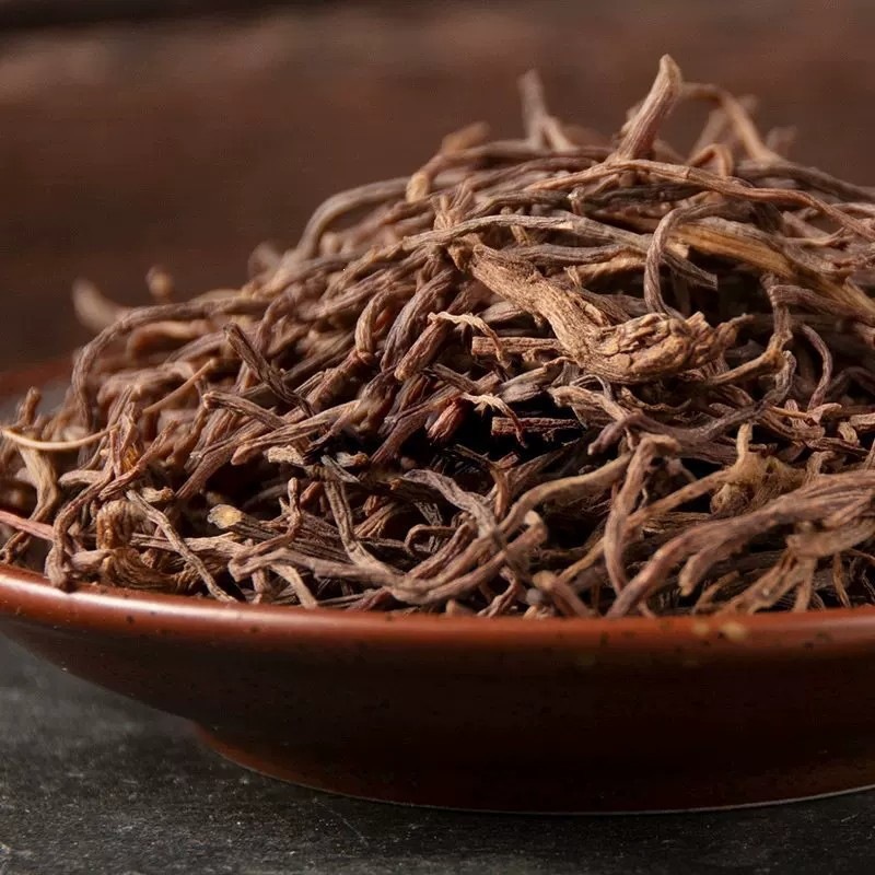 Zi Wan Aster Root Dried Aster Tataricus Root Slices Traditional Chinese Herb for Decoction and Herbal Tea 500g Jar - Image 3