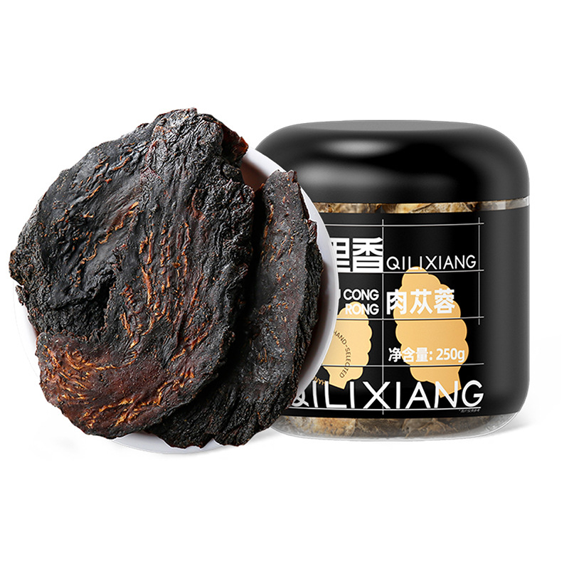 Dried Cistanche Deserticola Slices 250g Chinese Herbal Rou Cong Rong for Tea and Soup - Image 5