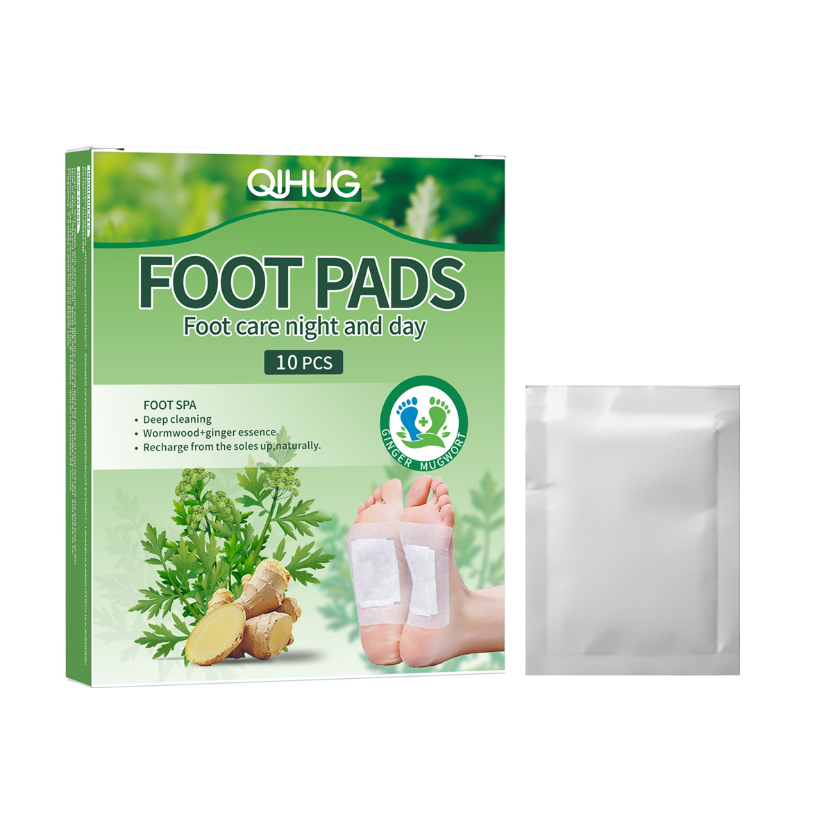 Herbal Foot Pads Sleep Support 10pcs Natural Relaxing Foot Care - Image 5