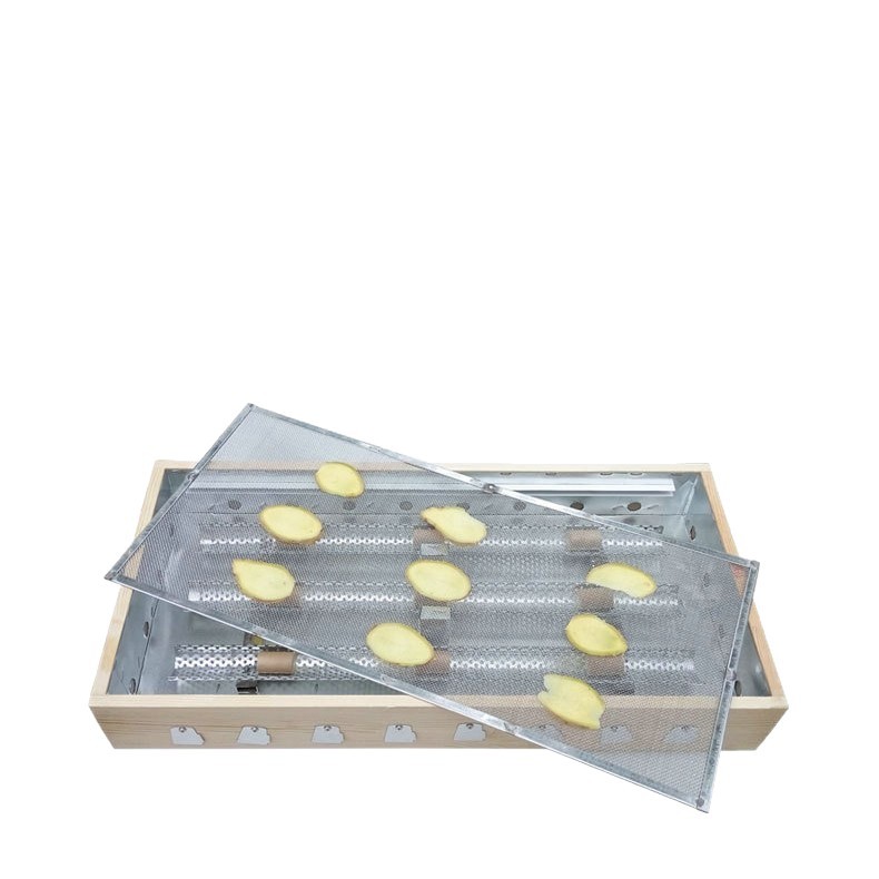Moxibustion Bed with Adjustable Vent Plate and Ginger Mesh 30x60x9 cm Wooden Full Body Lying Moxa Device - Image 5