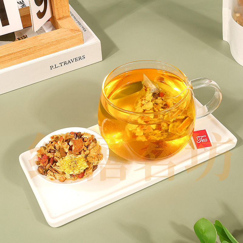 Dandelion Wolfberry Tea Pu Gong Ying Gou Qi Cha 12 Teabags 120g Dried Herbal Blend for Daily Steeping - Image 4