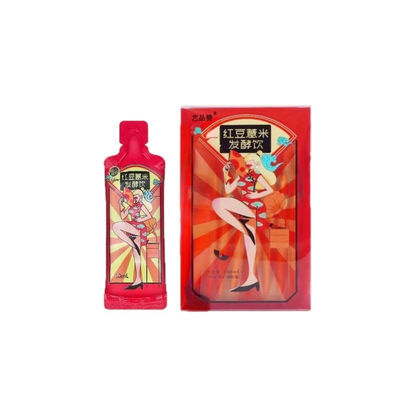 Red Bean Coix Fermented Herbal Drink 30ml x 10 Sachets Portable Wellness Beverage - Image 5