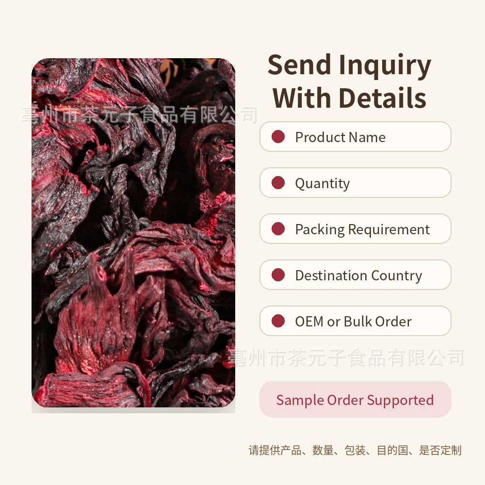 Dried Hibiscus Flower Luo Shen Hua Loose Herbal Tea Ingredient 500g - Image 5