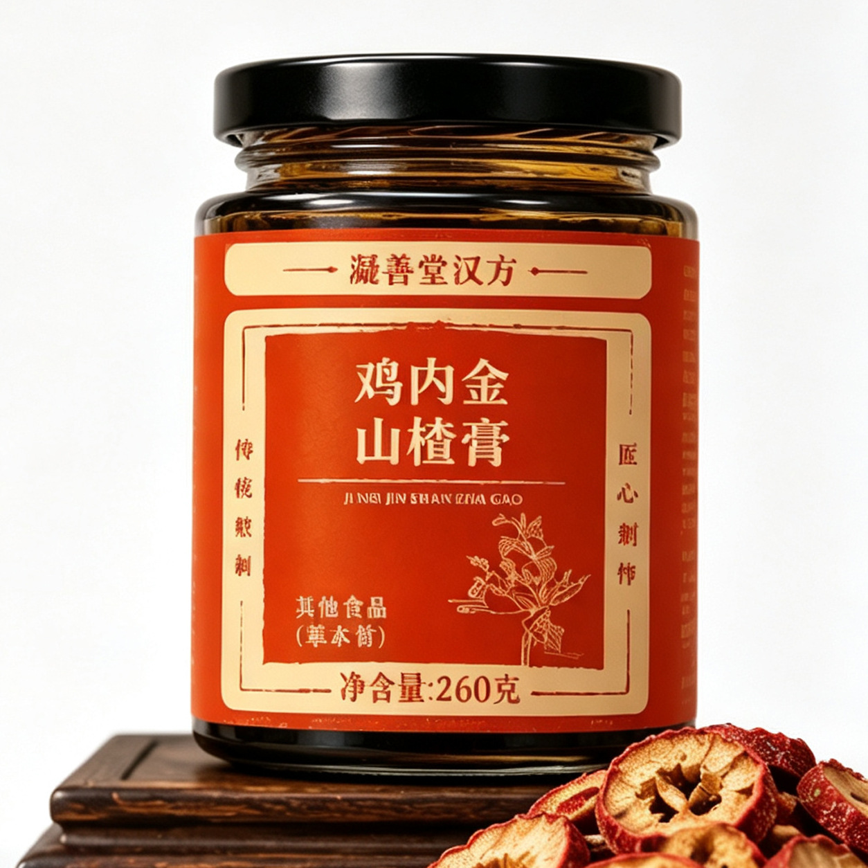 Hawthorn & Ji Nei Jin Herbal Paste (Shan Zha Ji Nei Jin Gao) — Traditional Slow-Simmered Herbal Extract - Image 5