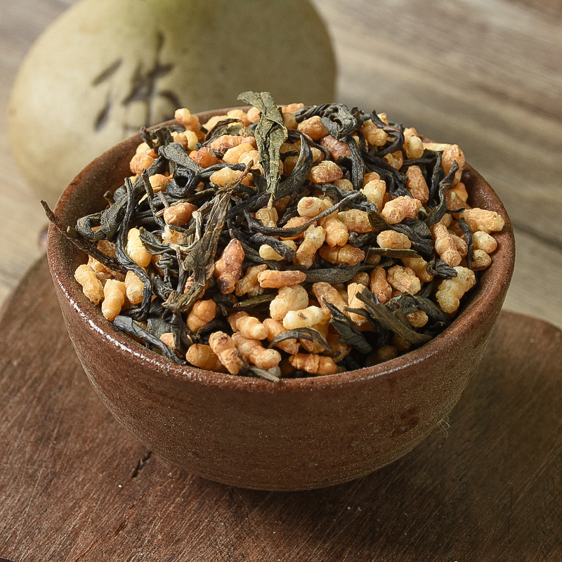 Genmai Tea (Brown Rice Tea) — Japanese-Style Roasted Rice Herbal Tea, Loose Bulk 500g - Image 3