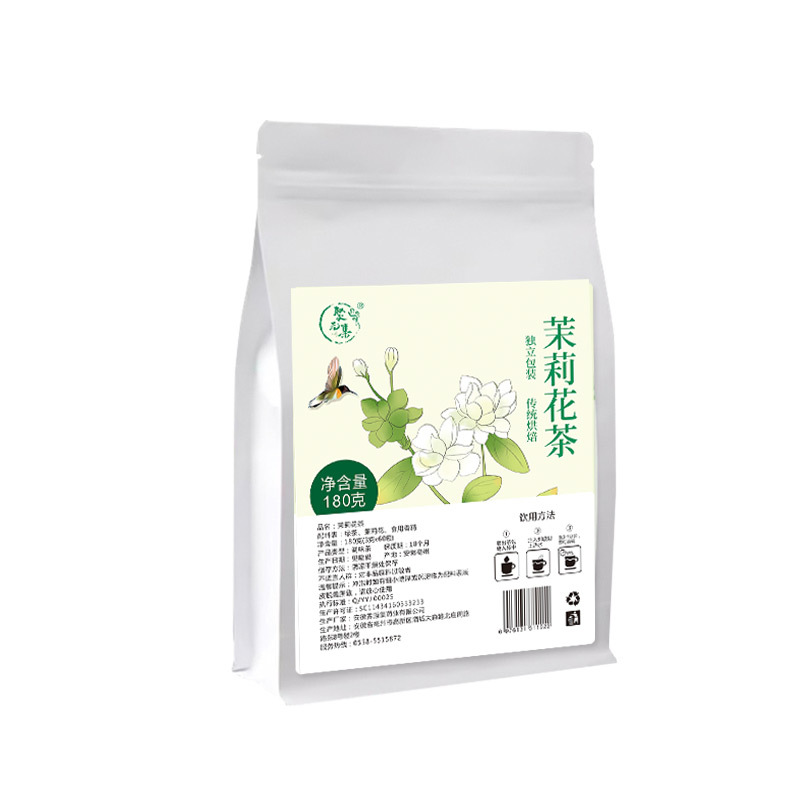 Jasmine Green Tea Cold Brew Tea Bags Mo Li Hua 60 Pyramid Sachets 180g Sugar Free Floral Herbal Tea - Image 5