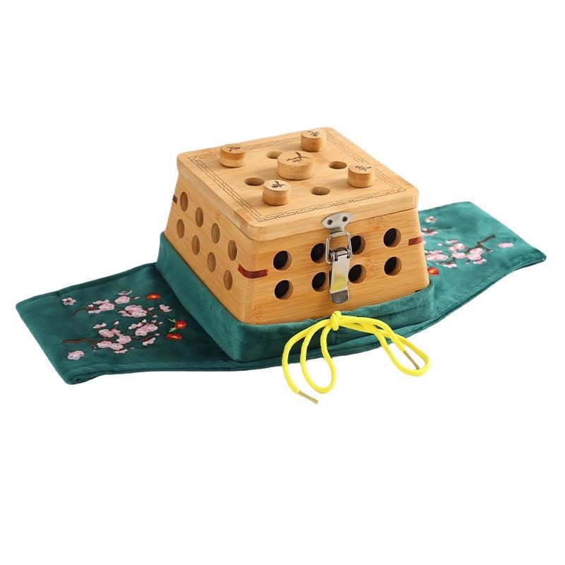 Bamboo Moxibustion Box with Smoke Filter Portable Moxa Warmer for Home Back Waist and Abdomen Use with 2 Aged Moxa Sticks - Image 5