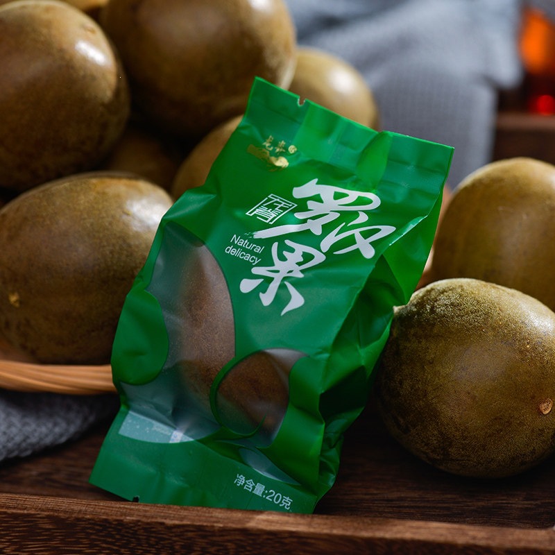 Luo Han Guo Monk Fruit Tea 5 Large Fruits 53-57mm Individually Wrapped Guangxi Herbal Tea - Image 3
