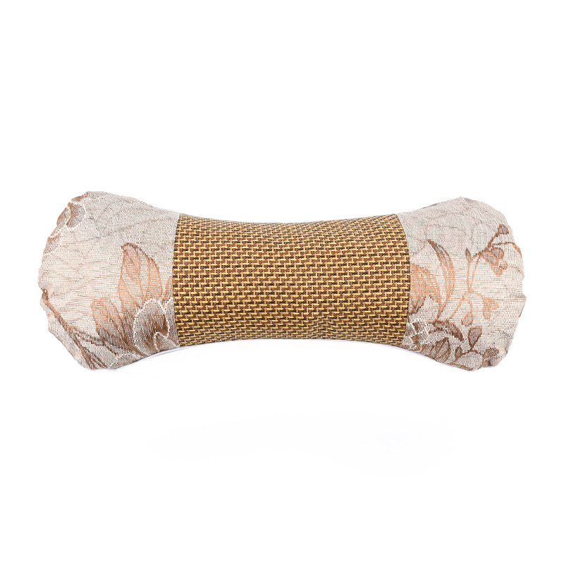 Mugwort Bone Pillow Ai Cao Neck Support Pillow Breathable Ice Silk Cover Washable Summer Cooling Cushion - Image 5