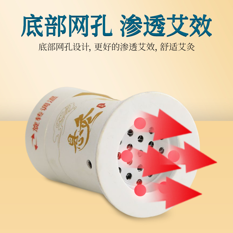 Moxibustion Tube Hanging Moxa Burner Box Portable Home Use Warming Tool 30g - Image 2