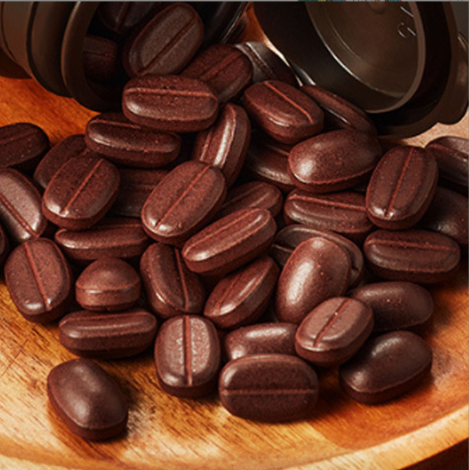 Coffee Compressed Tablets Chewable Coffee Candy Latte Flavor Sugar Free 56g - Image 4
