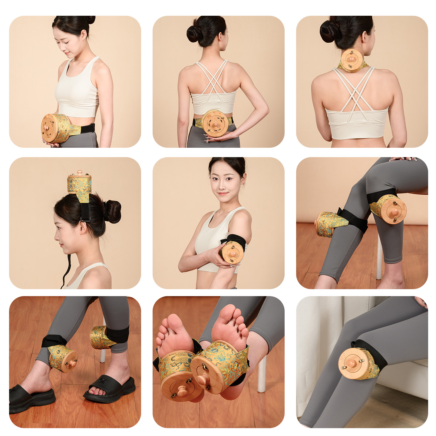 Bamboo Moxibustion Box Moxa Burner Hanging Tube Full Body Portable Home Moxibustion Tool 380g - Image 2