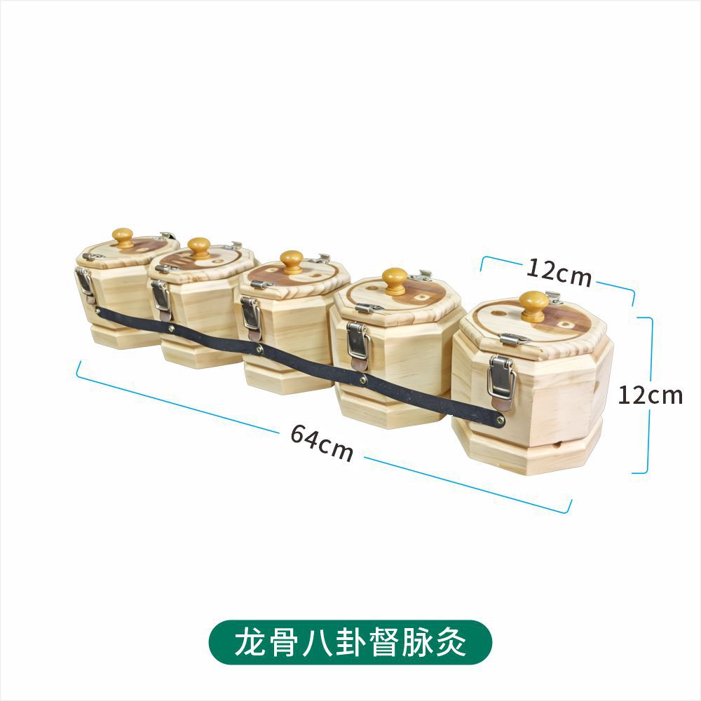 Dragon Fire Moxibustion Box Huo Long Jiu Back and Waist Moxa Device Wooden Long Snake Moxibustion Tool 800g - Image 5