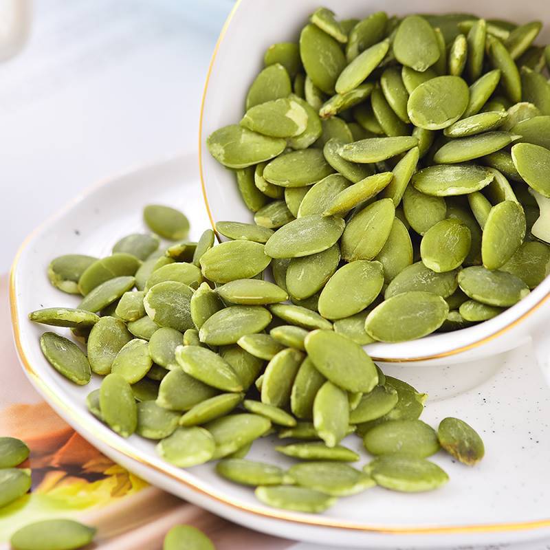 Pumpkin Seed Kernels Nan Gua Zi Ren Raw Hulled Seeds 60g Jar Snack Topping - Image 4