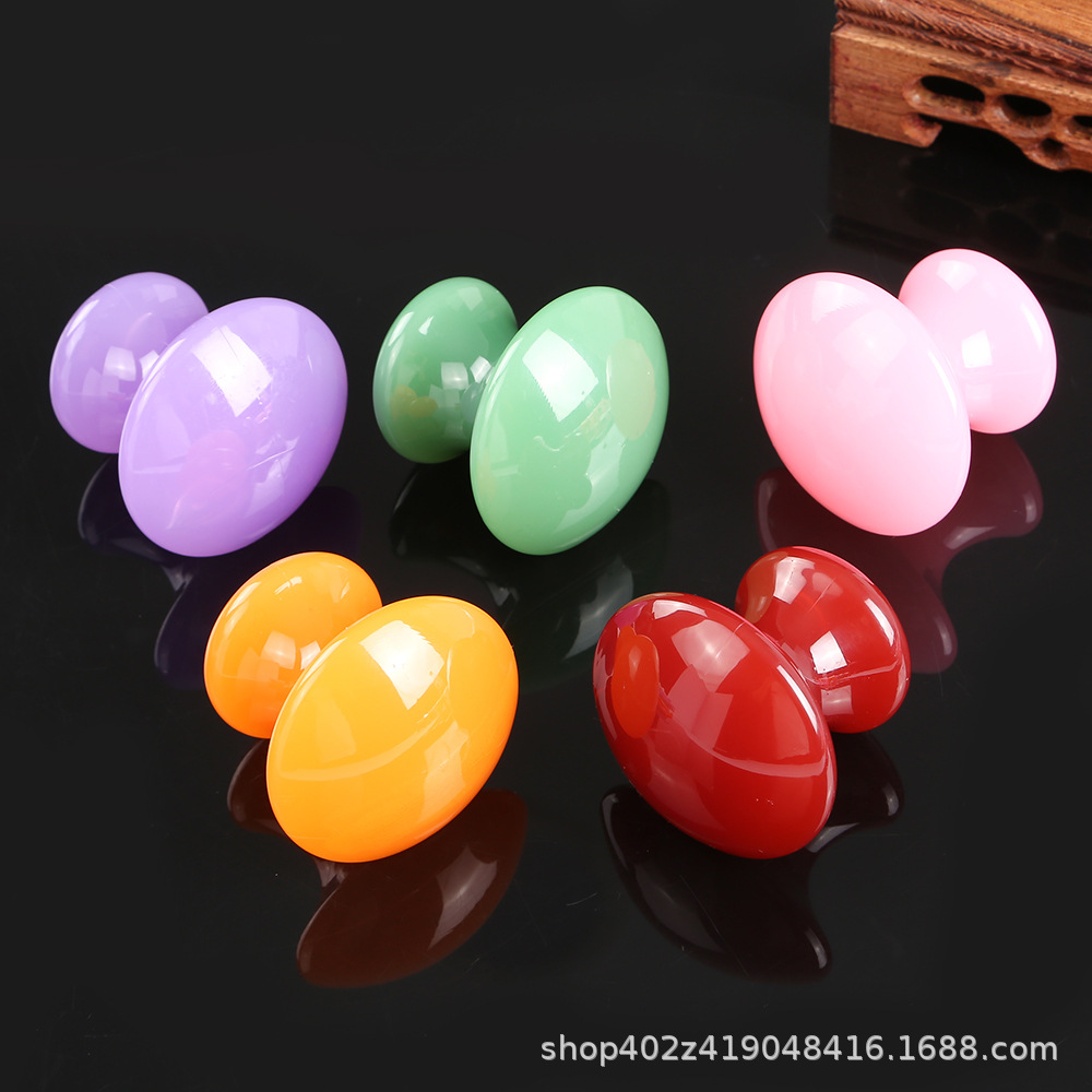 Gua Sha Massage Tool Resin Mushroom Shape Face Body Scraping Board 5.3cm 50g - Image 3