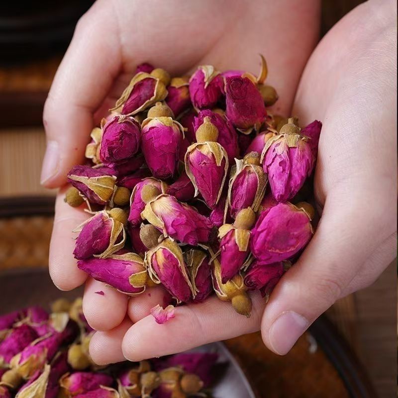 Pingyin Red Rose Buds Mei Gui Hua Low Temperature Dried Sulfur Free 500g Bulk Loose Flower Tea - Image 2