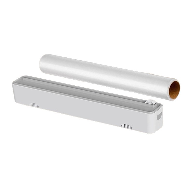 Magnetic Wall-Mount Cling Film Cutter Dual-Direction Sliding Blade Kitchen Foil Dispenser Box - Image 5
