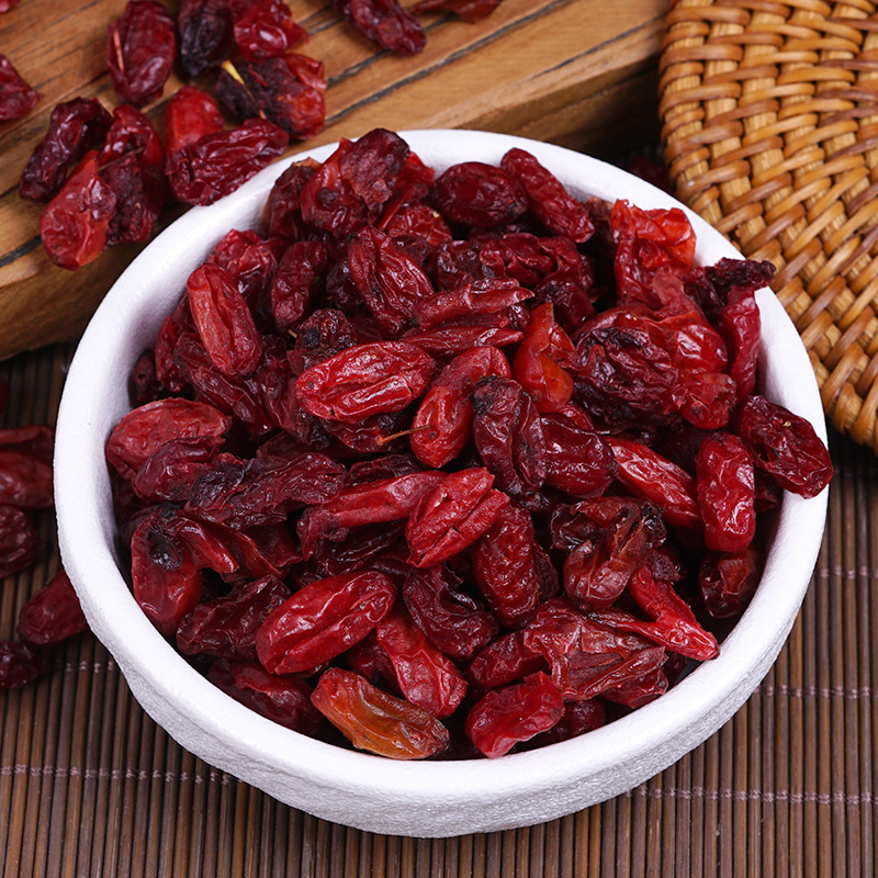 Shan Zhu Yu (Cornus officinalis) — Dried Pitted Dogwood Fruit, Qinling Origin Food Herb for Tea - Image 3