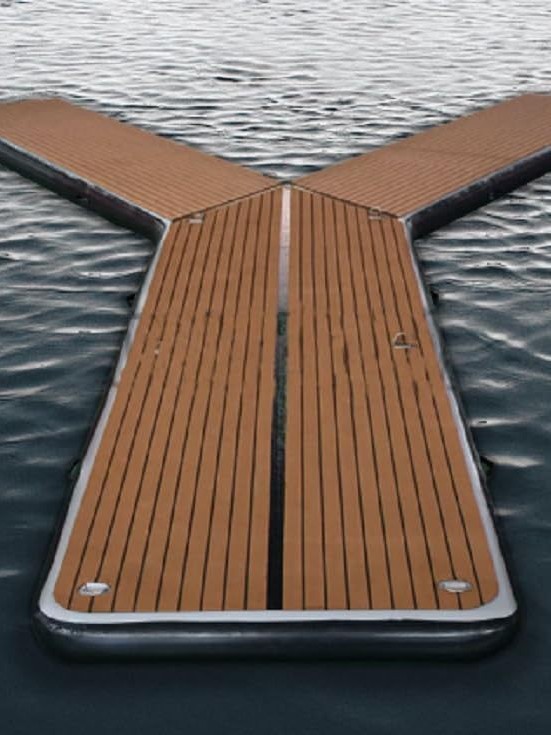 Inflatable Floating PVC Dock Platform 6m x 1.4m Commercial Jet Ski Swim Dock with Pump - Image 5