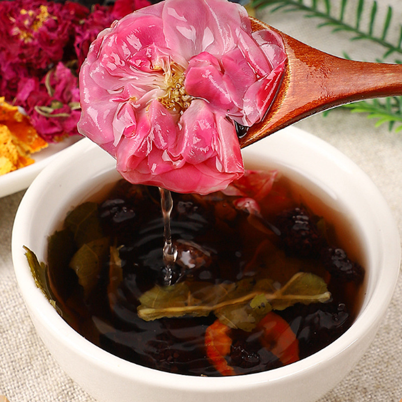 Wumei Shanzha Heye Tea Dark Plum Hawthorn Lotus Leaf Blend 20 Teabags 200g Cold Brew Herbal Tea - Image 4