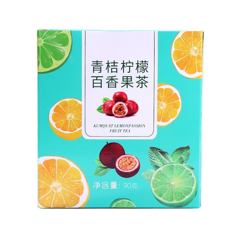 Kumquat Lemon Passion Fruit Tea Blend 90g Cold Brew Fruit Tea for Summer Iced Drinks - Image 5