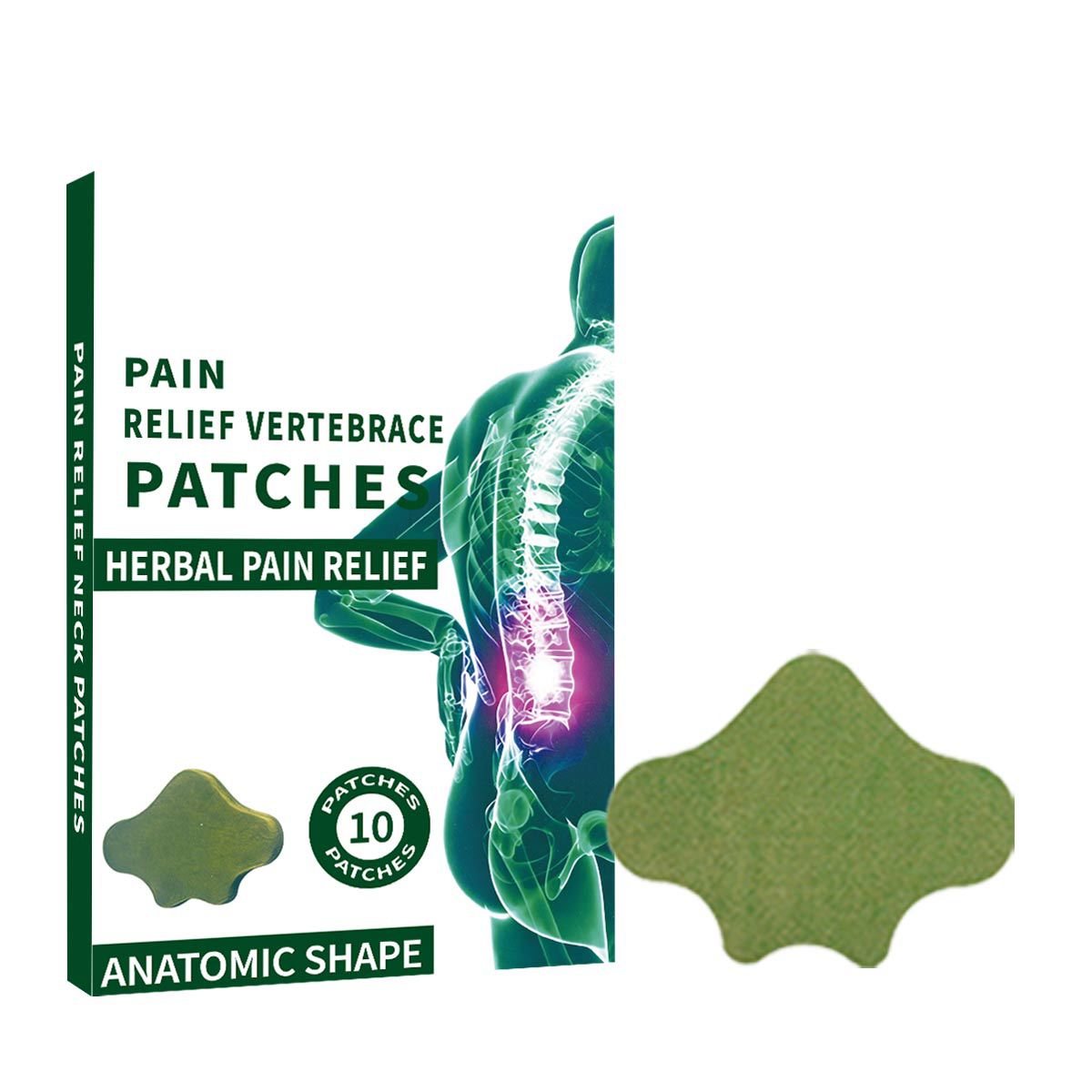 Mugwort Waist Patch Herbal Body Patches for Lumbar Support 10 Patches per Box - Image 5