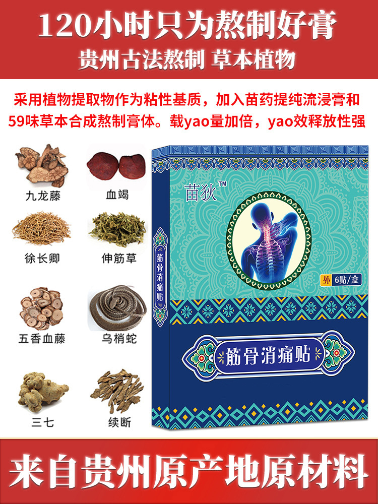 Herbal Pain Relief Patch for Neck Shoulder Waist and Legs External Use 8 Patches Per Box - Image 2