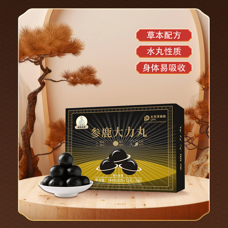 Shen Lu Da Li Wan Herbal Honey Pills 144g Traditional TCM Wellness Supplement with Ginseng Deer Antler and Polygonatum - Image 3