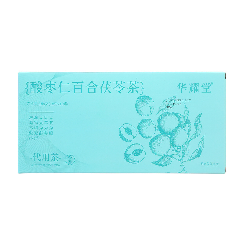 Sour Jujube Seed Lily Poria Herbal Tea Suan Zao Ren Bai He Fu Ling Wellness Tea Gift 150g - Image 5