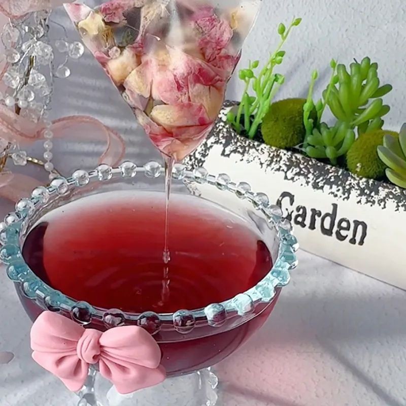 Apple Rose Lotus Leaf Tea Sugar Free Tea Bags with Mulberry and Cassia Seed 75g Daily Wellness Flower Tea - Image 4