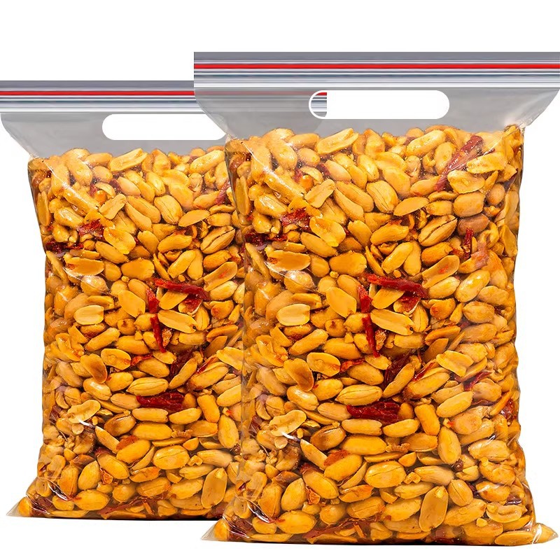 Spicy Fried Peanuts 500g Bag Shelled Snack Savory Chili Flavor Drinking Snack Party Food - Image 5