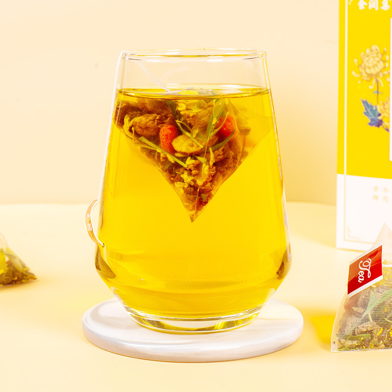 Shi Run Ji Chrysanthemum Cassia Seed Tea 100g Cold Brew Herbal Blend with Goji Berry and Honeysuckle - Image 3