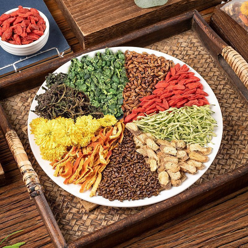 Chrysanthemum Goji Cassia Seed Tea 30 Bags Sugar Free Herbal Flower Tea Blend Hot Brew Wellness Tea - Image 2