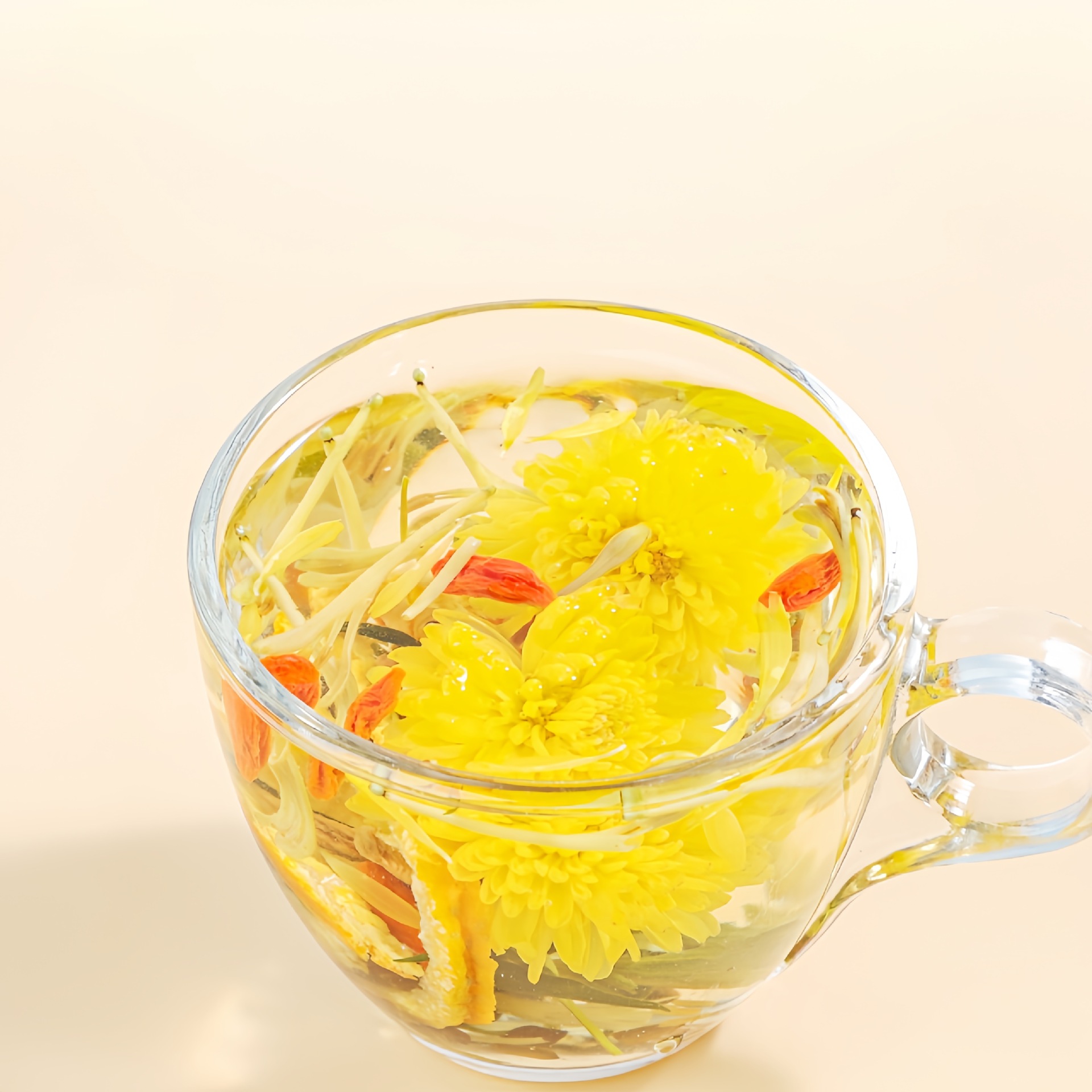 Chrysanthemum Goji Cassia Seed Tea 144g Individually Wrapped Wellness Flower Tea with Honeysuckle - Image 4