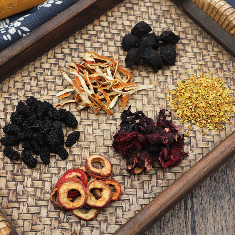 Sour Plum Soup Herbal Blend Suan Mei Tang 15 Packs with 200g Rock Sugar Traditional Summer Drink Mix - Image 4