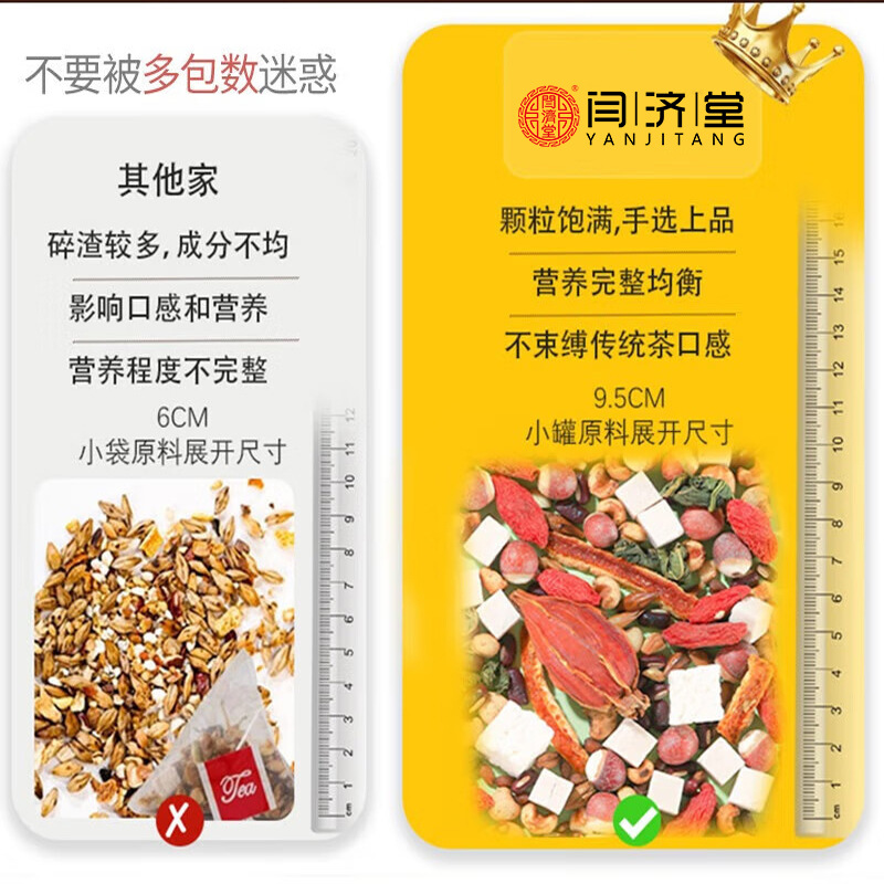 Roasted Adzuki Bean Coix Seed Euryale Poria Tea Chi Xiao Dou Yi Mi Qian Shi Fu Ling 15g x 15 Bags No-Brew Herbal Tea - Image 3