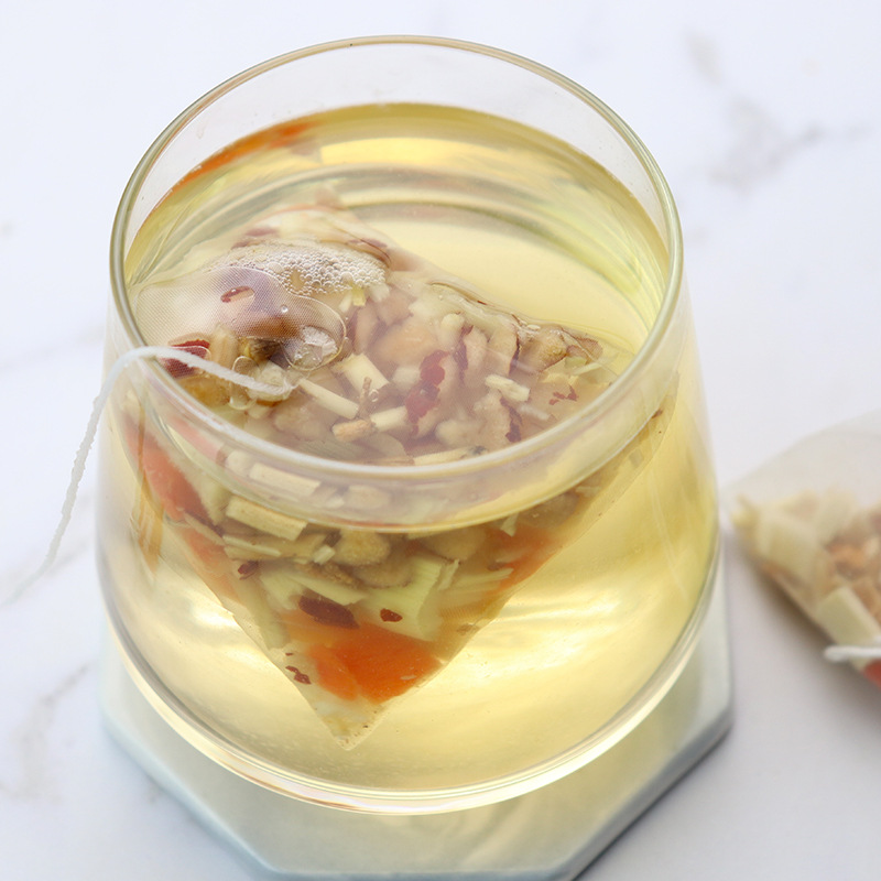 Zhu Zhe Mao Gen Tea 30 Pyramid Tea Bags Sugarcane Cogon Grass Root Pear Blend 240g - Image 2