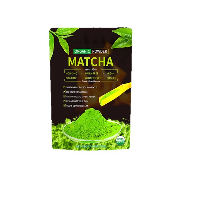 Organic Matcha Green Tea Powder Ma Dai Cha 100g Bag Culinary Grade for Tea Lattes and Baking - Image 5
