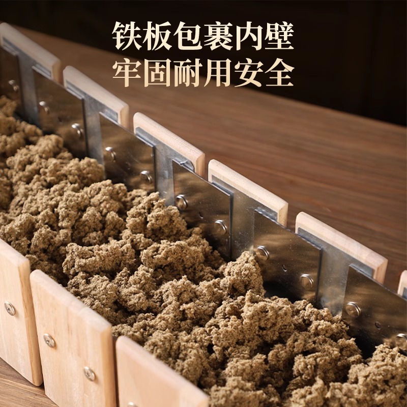 Long Snake Moxibustion Box Oak Wood Du Mai Ginger Moxa Tray for Spine Back and Abdomen Professional Use - Image 4
