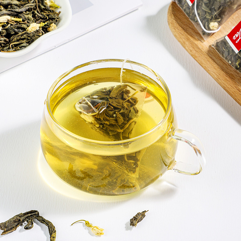 Triangle Tea Bag Blend Oolong Lemon Roselle Jasmine Poria Coix Herbal Tea 90g 30 Bags - Image 4