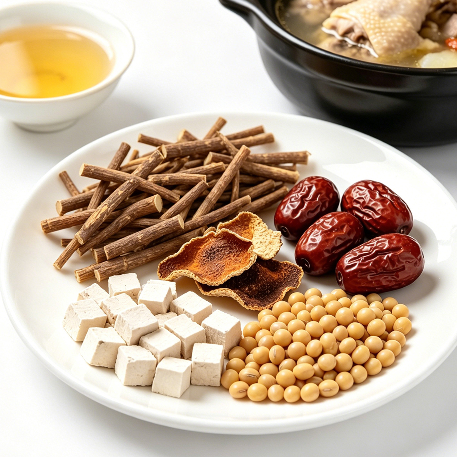 Five-Finger Fig Chicken Soup Pack Wu Zhi Mao Tao Herbal Soup Mix 120g - Image 2