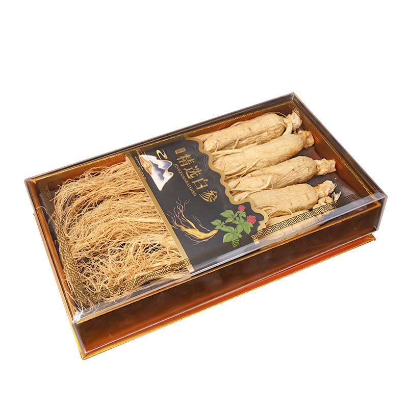 Dried White Ginseng Root Sun-Dried Changbai Mountain Jilin Specialty for Soup Tea and Wine - Image 5