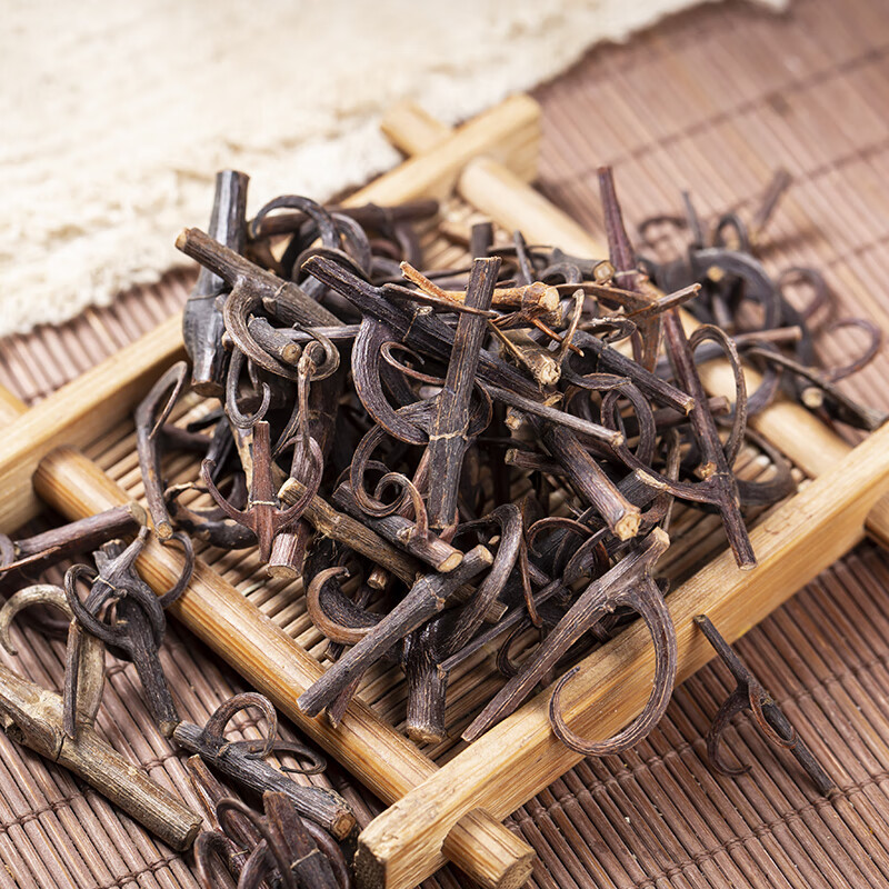 Gou Teng Uncaria Stem 500g Dried Hook Vine Herbal Tea Slices for Decoction - Image 3