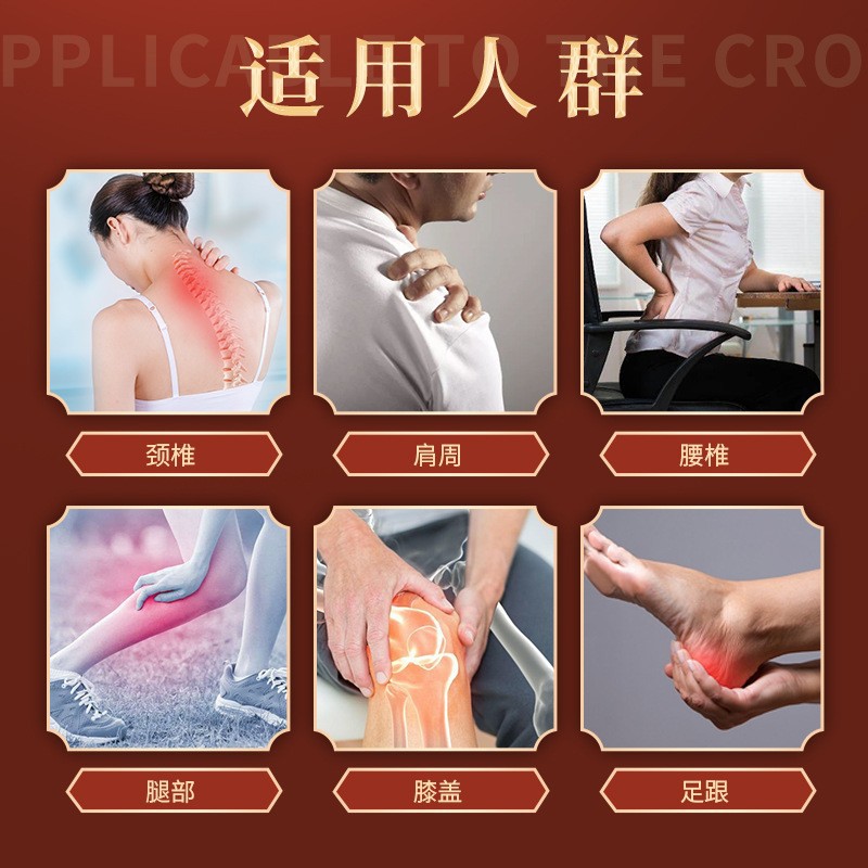 Moxa Herbal Joint Comfort Patch with Wormwood Extract for Neck Back and Body Care - Image 4
