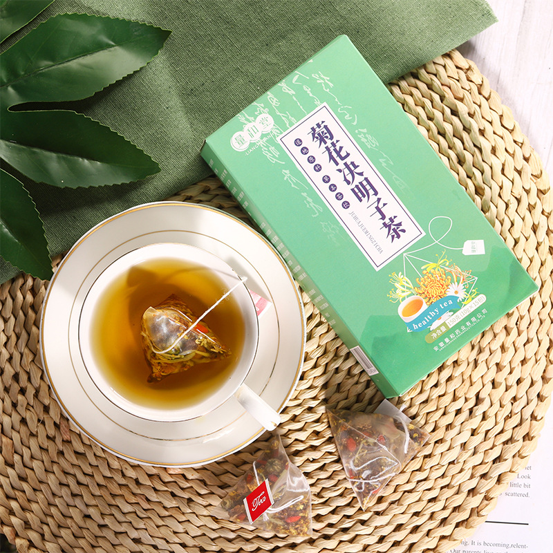 Chrysanthemum Cassia Seed Tea 150g 15 Pyramid Tea Bags Cold Brewed Herbal Blend - Image 2