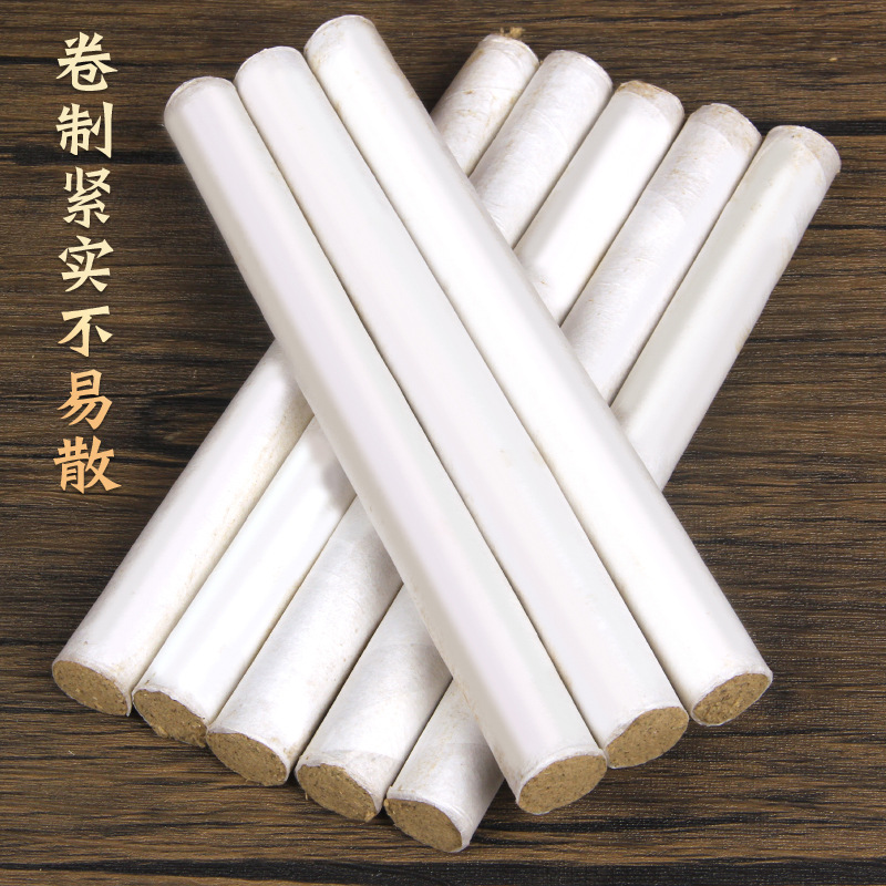 Moxa Sticks Ai Tiao 艾条 Aged Mugwort Moxibustion Rolls 60:1 Ratio for Warming Therapy - Image 2