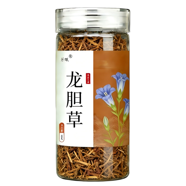 Long Dan Cao Chinese Gentian Root Whole Dried Herb Traditional TCM Decoction Herb 70g Jar - Image 5